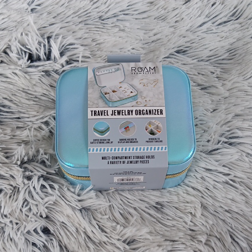ROAM Shimmering Aqua Jewelry Organizer